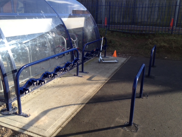  Scooter rack at Huntingtower