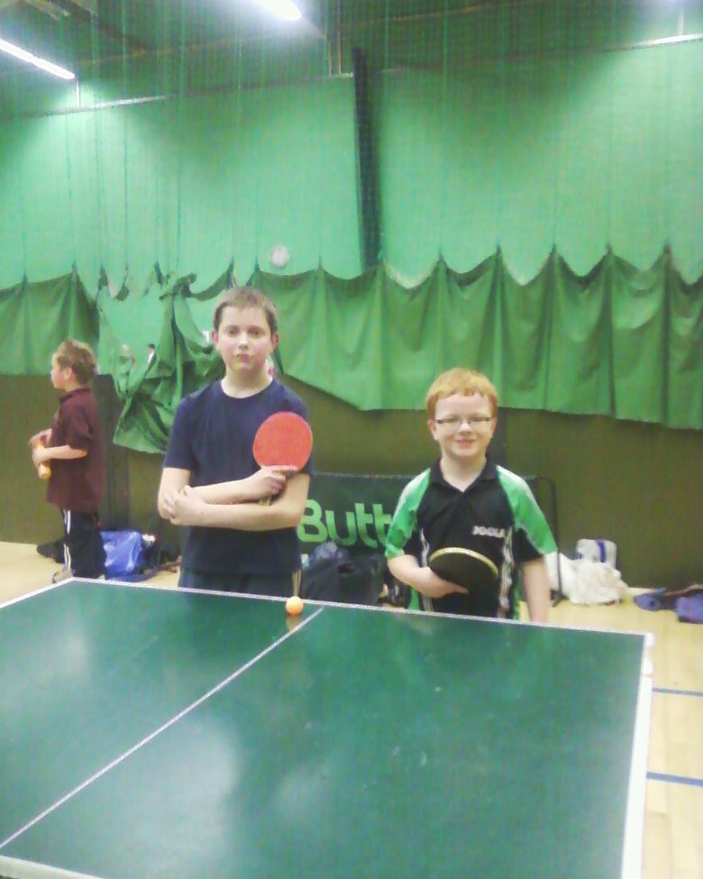 Two table tennis aces